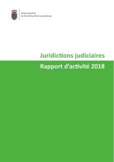 Rapports juridictions judiciaires 2018