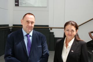 Visite de courteoise de l'ambassadrice du Royaume-Uni à Luxembourg auprès du PG  