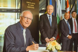 Sechser-Treffen der deutschsprachigen Verfassunsggerichte, des EuGH und des EGMR mit Luxemburger Beteiligung