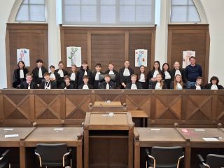Des élèves découvrent la justice et les droits de l’enfant au tribunal