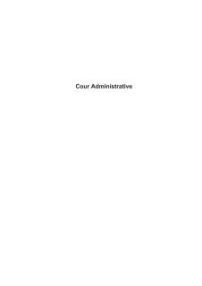 Rapports juridictions administratives 2006