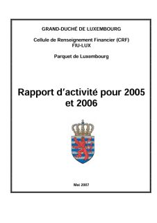 Rapport d'activité 2005-2006