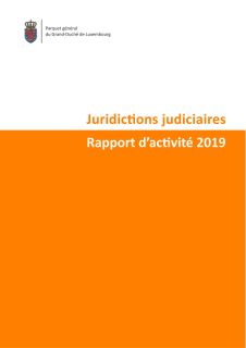 Rapports juridictions judiciaires 2019